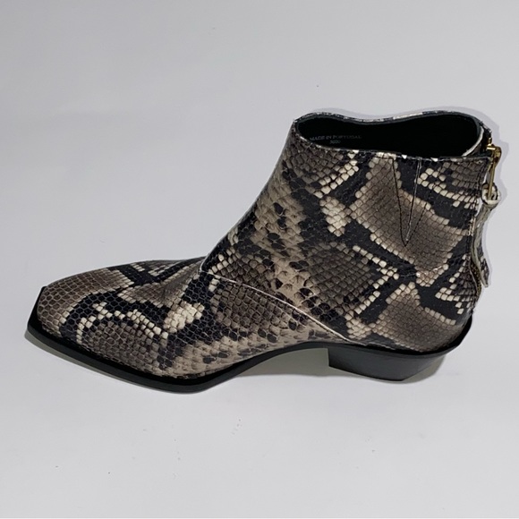 ALL SAINTS LENORA SNAKE PRINT LEATHER BOOTS Bootie Women’s SIZE 8 & 11 - Picture 6 of 14